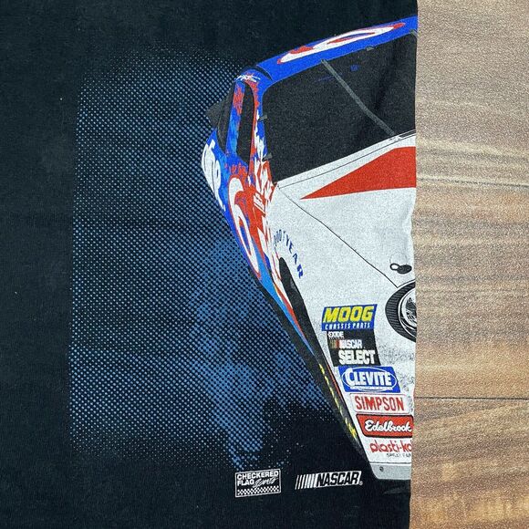 Vintage Mark Martin NASCAR Shirt Mens XL All Over Print Valvoline Ford Racing - Picture 10 of 12